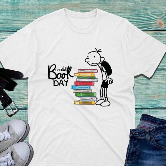 World Book Day T-Shirt, Funny Book Day Tee Shirts - Picture 1 of 4